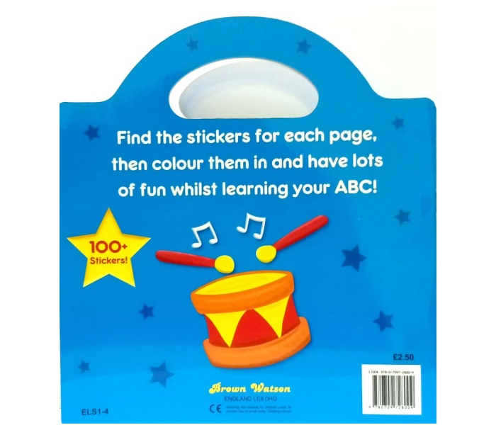 Brown Watson Early Learning Sticker Activity Abc Book for Kids - Zoom Image 2