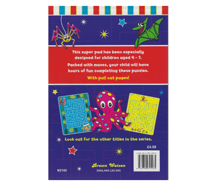 Brown Watson Mazes Super Pad Book for Kids - Zoom Image 2