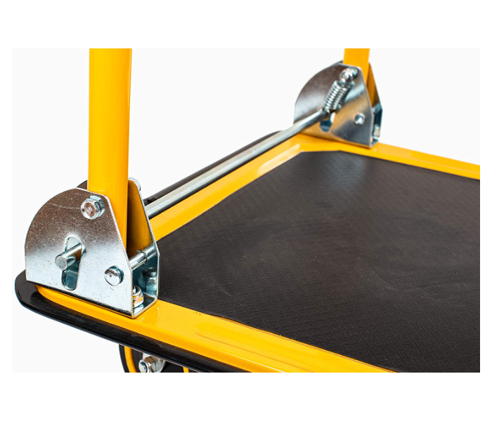 Proflex FPHT300 300 Kg Pull Capacity Foldable Platform Trolley - Black and Yellow - Zoom Image 5