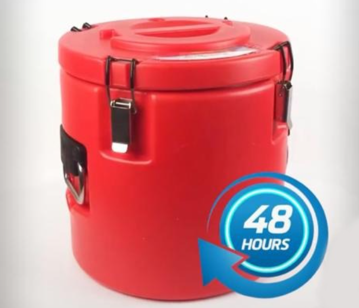 VT3032 58 Litre Double Layered Stainless Inner Water Barrel - Red - Zoom Image 2