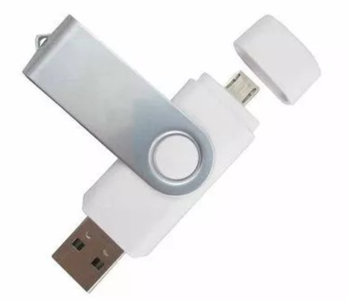 IPOS 32GB USB Flash Drive - White and Silver - Zoom Image 3