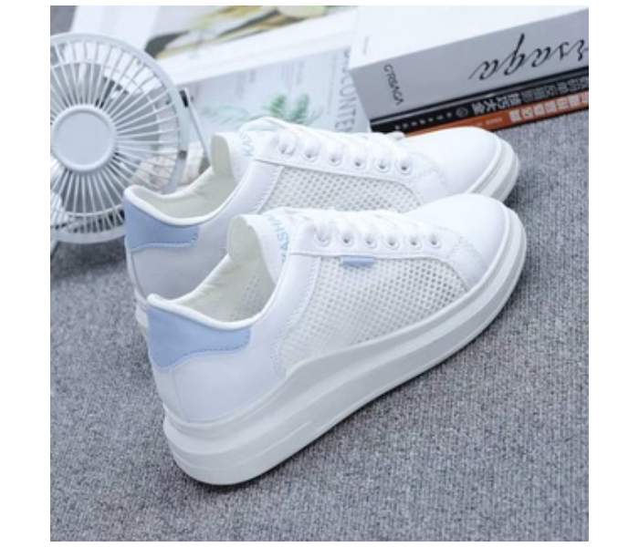 Sneakers Outdoor Casual Sports EU 36 Shoes for Women - White and Blue - Zoom Image 3