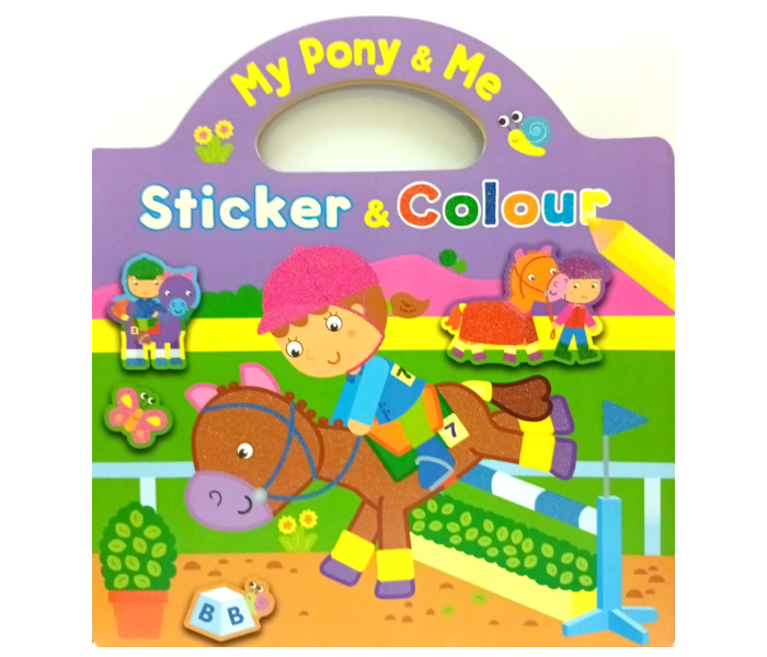 Brown Watson Pony Club Fun Sticker and Colour Book 4 Book for Kids - Zoom Image 1