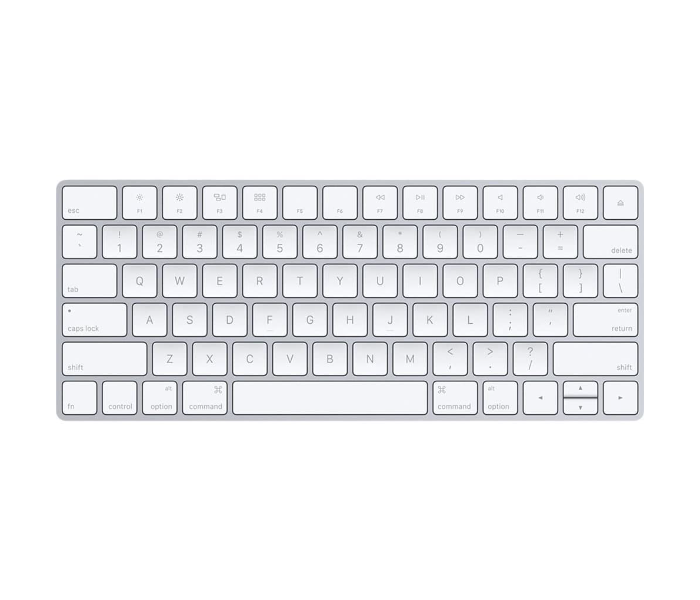 Apple MLA22LL/A Wireless Magic Keyboard - Silver - Zoom Image 1