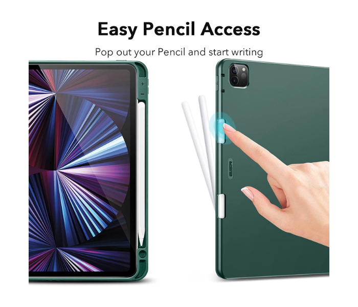 ESR Rebound Pencil Case iPad Pro 2021 11 inch - Forest Green - Zoom Image 4