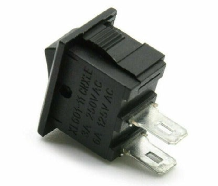 2 Position Rocker Switch with 2 Pins - Black - Zoom Image 2