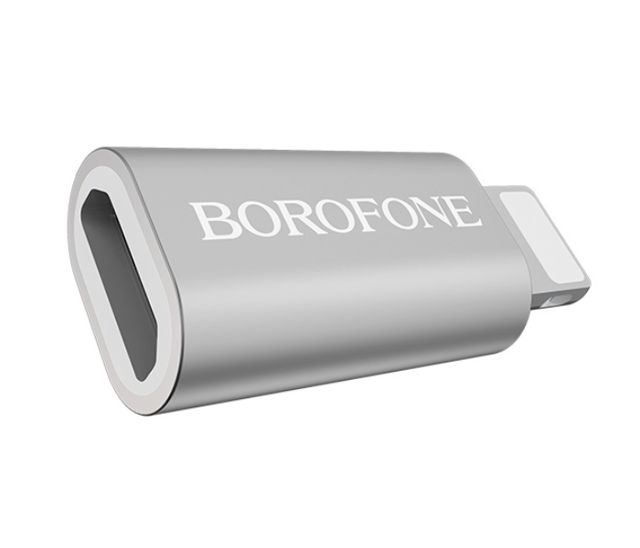 BOROFONE BV5 Micro To Lightning Adapter - Silver - Zoom Image 4