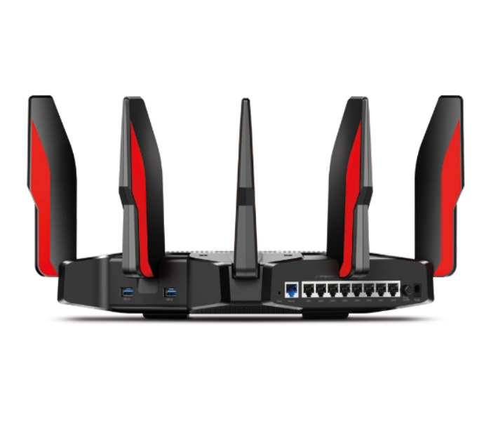 TP-Link Archer C5400X AC5400 MU-MIMO Tri-Band Gaming Router - Black and Red - Zoom Image 2