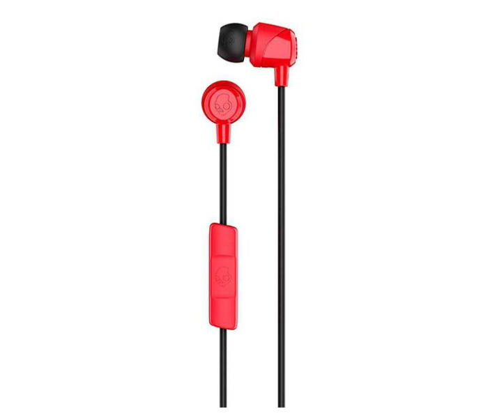 Skullcandy S2DUY-L676 In-Ear Earbuds with Microphone - Black and Red - Zoom Image 2