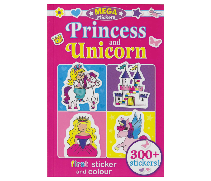 Brown Watson Princess And Unicorn First Sticker And Colour 30 Book for Kids - Zoom Image 1