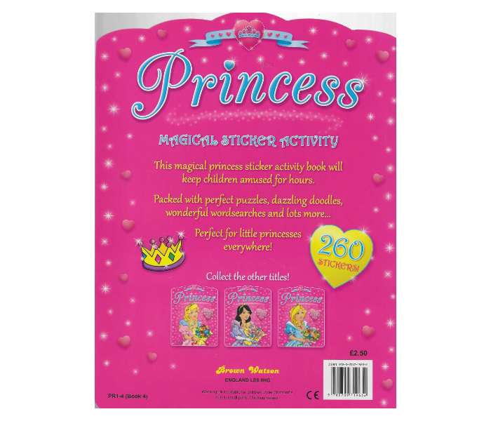 Brown Watson Princess Sticker Activity Book -4 for Kids - Zoom Image 2