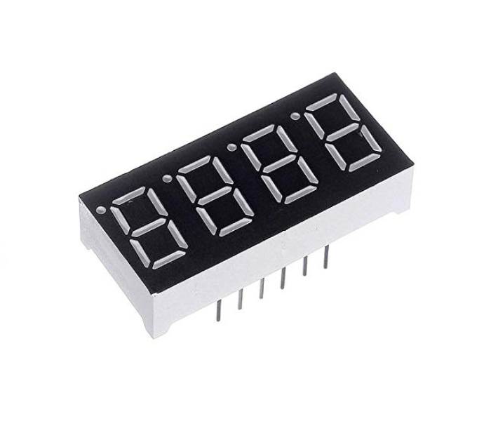 4 Digit LED 7 Segment Display with 12 Pin - Zoom Image 1