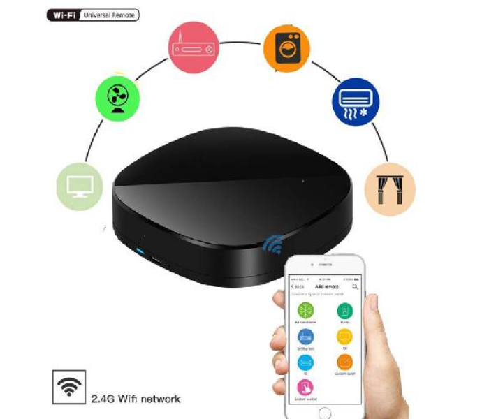 Wink Wifi Smart IR Remote Control - Black - Zoom Image 3