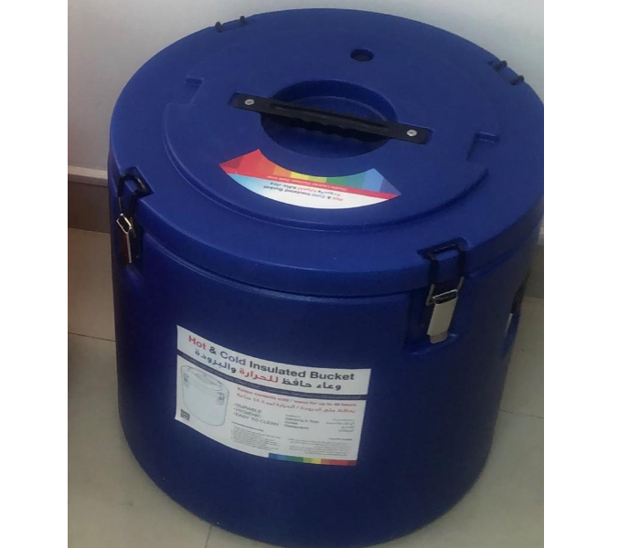 VT3014 8 Litre Double Layered Stainless Inner Insulation Barrel For Food - Blue - Zoom Image 1