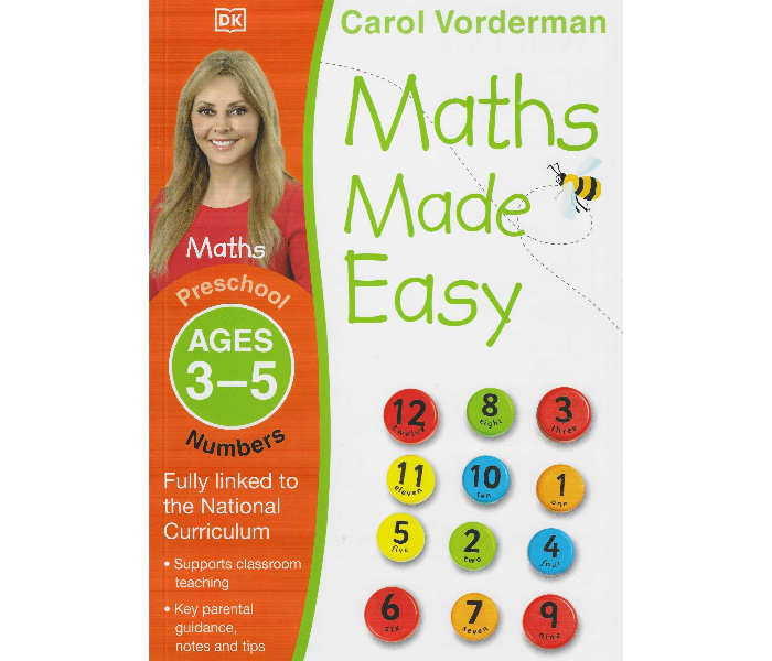 Dk Maths Made Easy: Numbers Ages 3-5 Book for Kids - Zoom Image 1