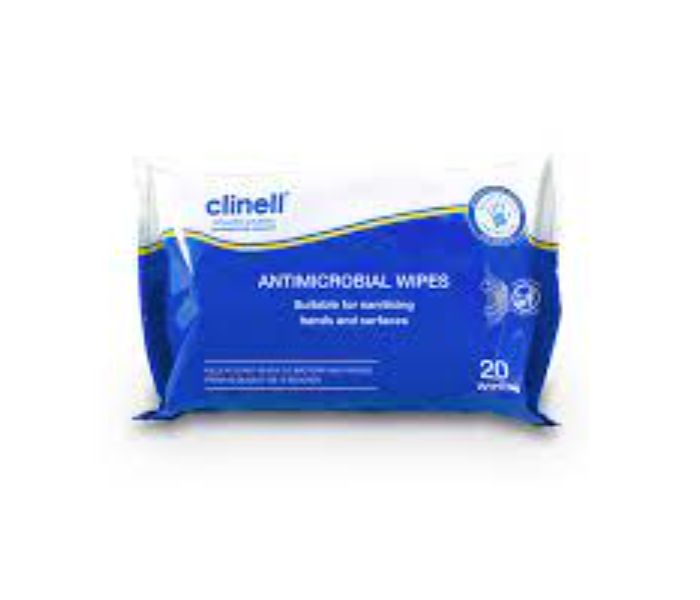 Clinell RAW20 20s Antimicrobial Wipes Pack - Zoom Image