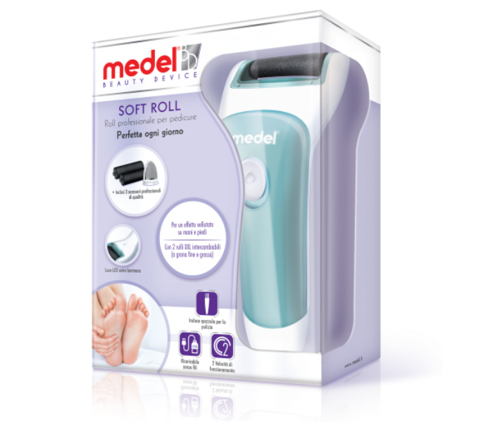 Medel 95161 Soft Roll Callus Remover - White and Blue - Zoom Image 2