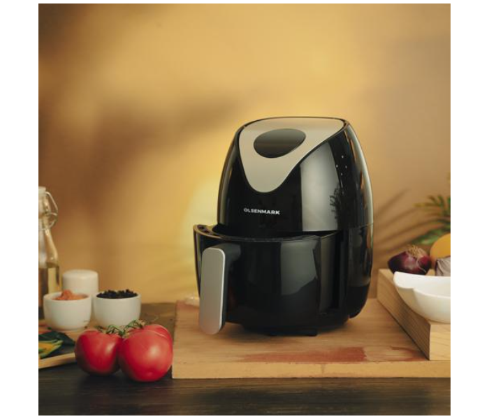 Olsenmark OMAF2447 1.8Litre 1000Watts Digital Air Fryer - Black and Grey - Zoom Image 4