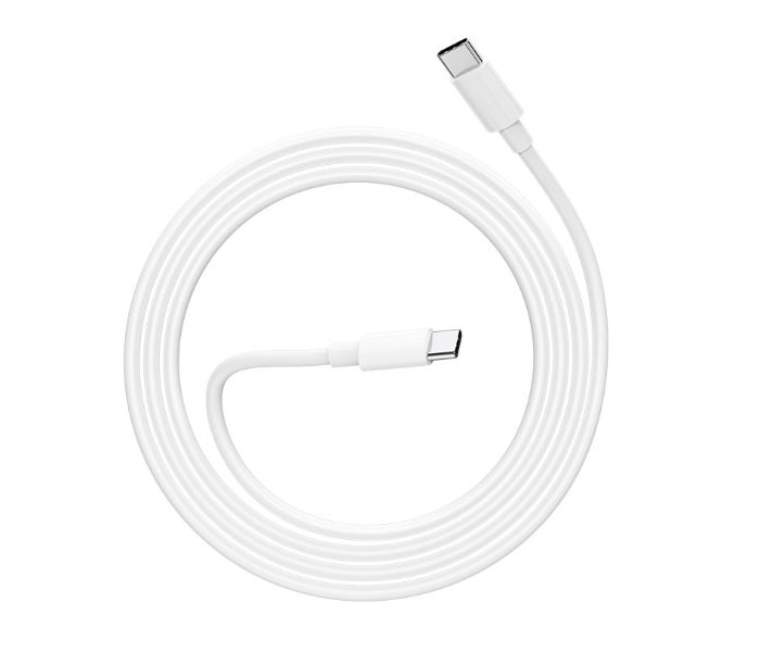 BOROFONE BX44 Type-C To Type-C High-Energy 100Watts Charging Data Cable - White - Zoom Image 3