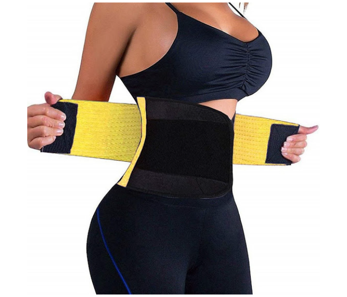 GTC 22000789 Large Size Waist Cincher Corset Breathable Trainer Belt for Women - Yellow - Zoom Image 1