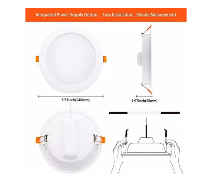 Wink ZN037NL 20W Smart Panel RGB - White - Zoom Image 2