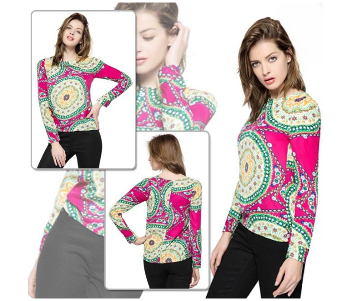 Quny RMC-10276 Full Sleeve Free Size Short Top for Women - Zoom Image