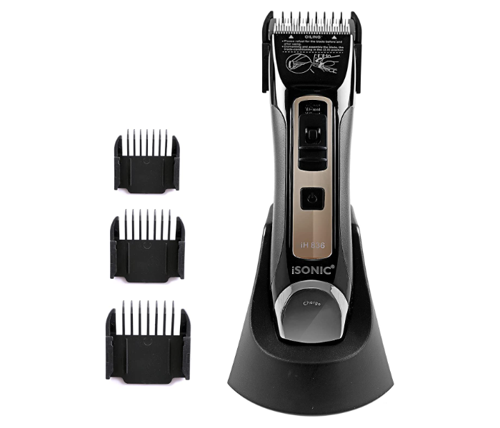 Isonic iH 836 Rechargeable Professional Trimmer - Black - Zoom Image 2