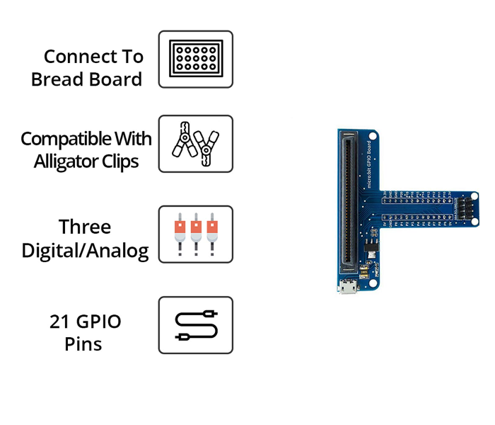 Micro Bit T-type GPIO Board - Zoom Image 4