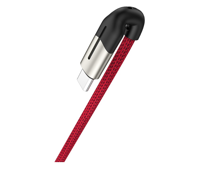 Hoco U68 Type-C 5A Gusto Flash Charging Data Cable - Red - Zoom Image 3