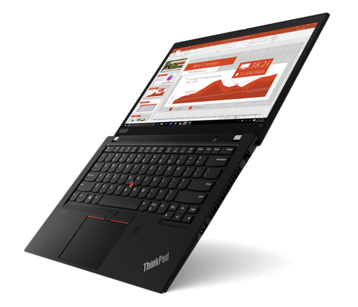 Lenovo 20S1001HAD T14 14 inch FHD Intel Core i5 10310U Processor 8GB RAM 256 SSD Integrated Intel UHD Graphics Windows 10 Pro - Black - Zoom Image 2