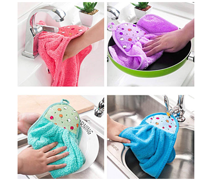 Hand Towel With Hanging Loop,cute Hand Towels With Hanging Loop, 4pcs Towel