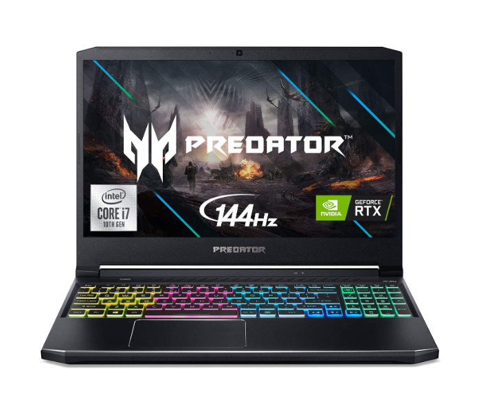 Acer Predator Helios 300 Gaming Laptop 15.6 Inch FHD Intel Core i7 10750H Processor 32GB DDR4 RAM 1TB SSD 6GB Geforce RTX 2060 Graphics Windows 10 Home - Black - Zoom Image 1