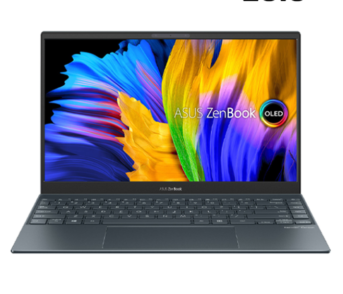 Asus UX325EA-OLED001T ZenBook 13 OLED Laptop 11th Gen 13.3 Inch OLED Intel Core i7 1165G7 Processor 16GB RAM 1TB SSD Intel Iris Xe Graphics Windows 10 - Grey - Zoom Image 1