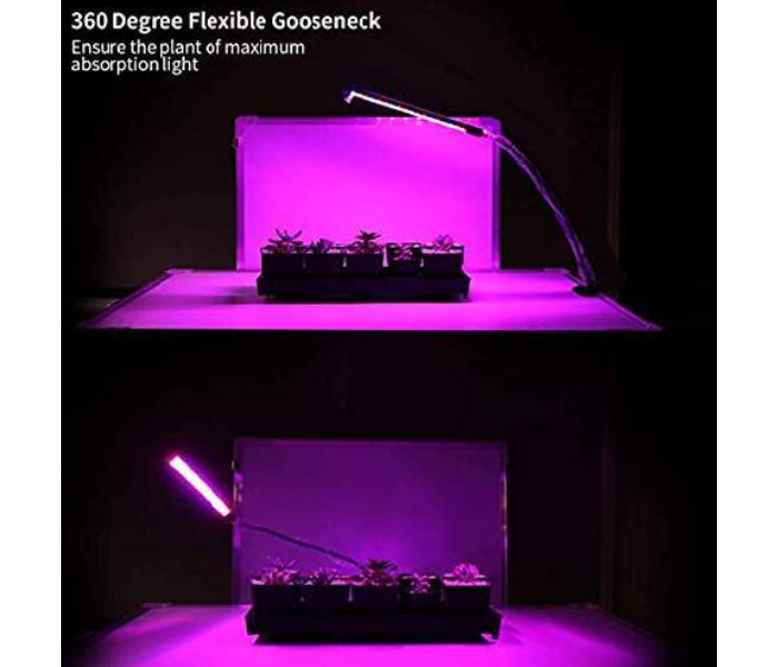 20W LED Table Grow Light - 1 Head With Chip - Black - Zoom Image 4