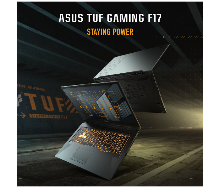 Asus TUF GAMING FX706HEB-HX090T 17.3 Inch FHD Intel Core i7 11800H Processor 16GB RAM 1TB SSD 4GB NVIDIA Geforce RTX 3050Ti Graphics Windows 10 Home - Grey - Zoom Image 8