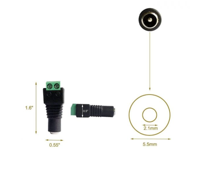 DC Barrel Jack Adapter – Female - Zoom Image 4