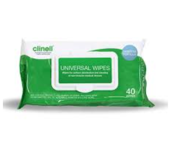 Clinell CW40 40s Universal Wipes Pack - Zoom Image