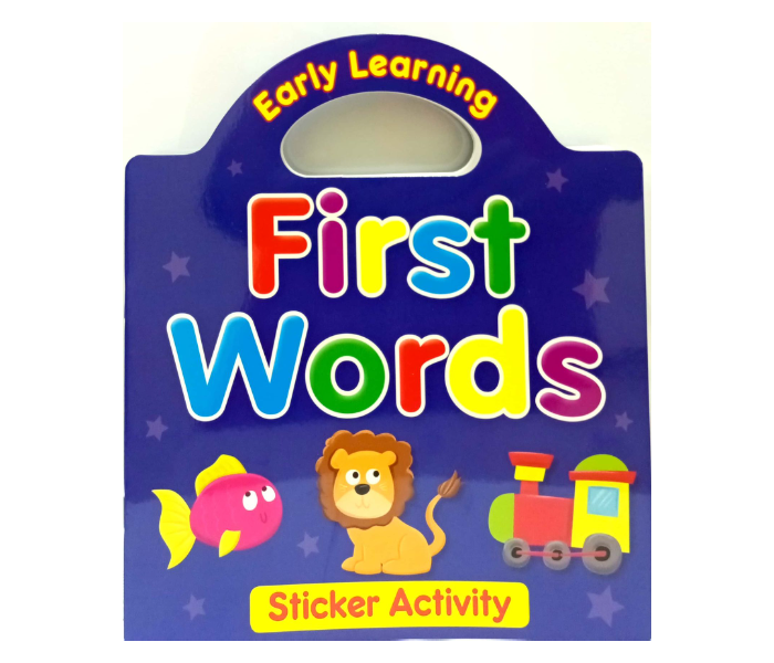 Brown Watson Early Learning Sticker Activity First Words Book for Kids - Zoom Image 1