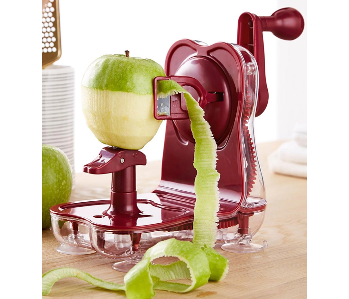 Fruit Apple Peeler Kitchen Tool - Maroon - Zoom Image 1