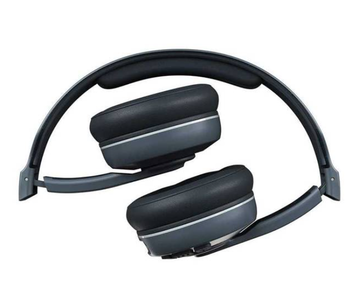 Skullcandy S5CSW-N744 Cassette Wireless Bluetooth On-Ear Headphones - Black and Grey - Zoom Image 2