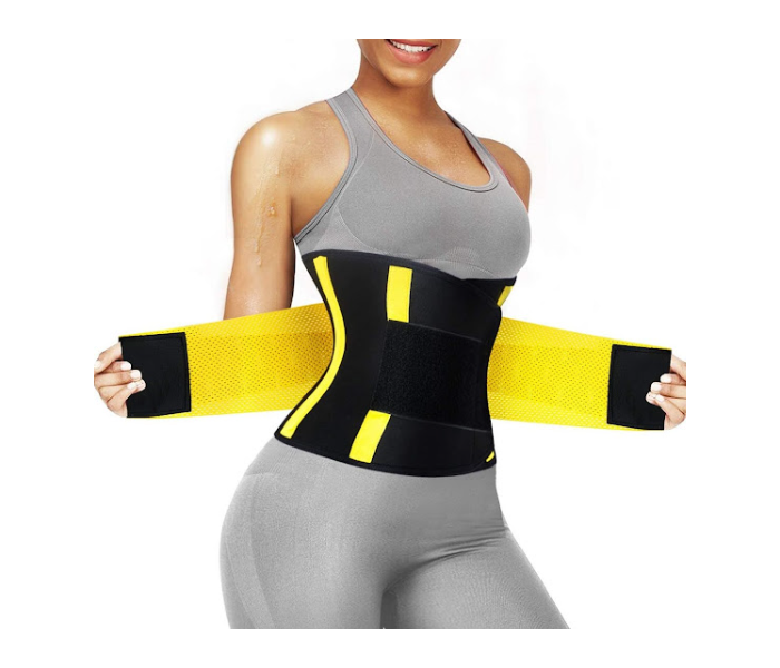 GTC 22000789 Large Size Waist Cincher Corset Breathable Trainer Belt for Women - Yellow - Zoom Image 4