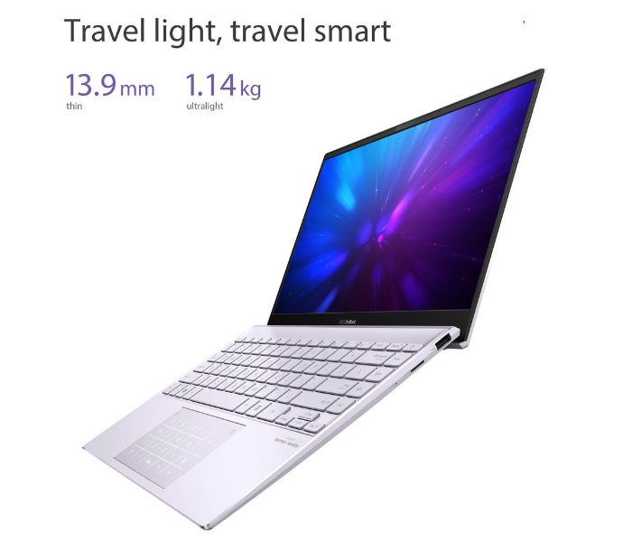 Asus ZENBOOK 13 UX325EA-OLED0W1W 13.3 Inch OLED FHD Intel Core i7 1165G7H Processor 16GB RAM 1TB SSD Intel Iris X Graphics Windows 11 Home - Silver - Zoom Image 4