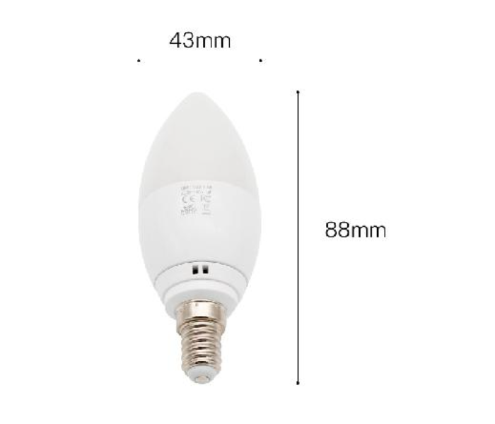 Wink C37 5W E14 Rgb Wifi Candle Bulb - White - Zoom Image 6