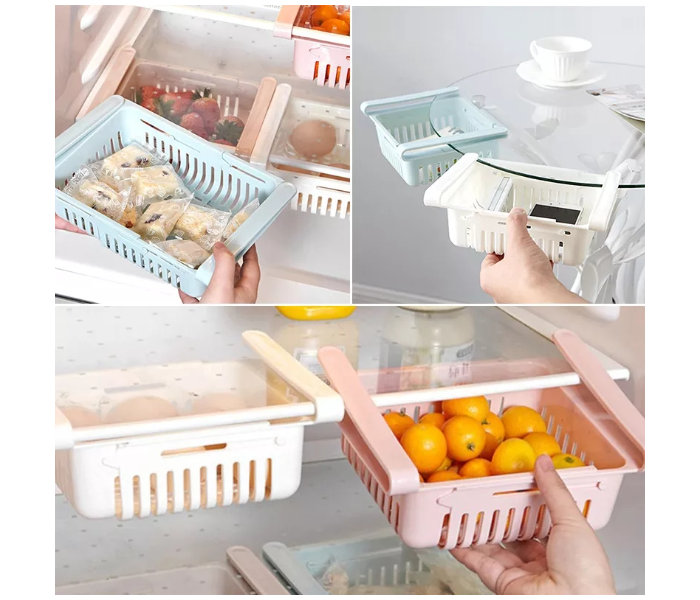 Refrigerator Organizer Storage Adjustable Rack - Zoom Image 1