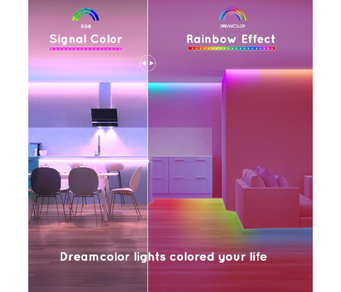 Wink Wifi RGB Strip Rainbow Light - White - Zoom Image 3