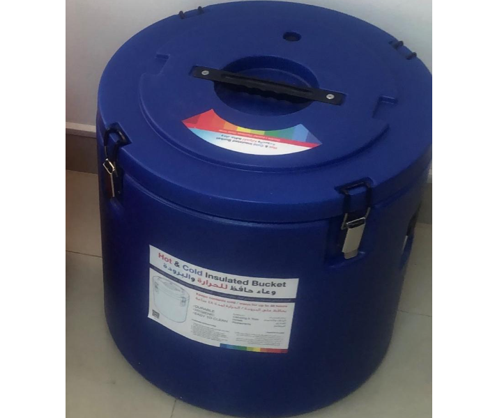 VT3016 38 Litre Double Layered Stainless Inner Insulation Barrel For Food - Blue - Zoom Image 1