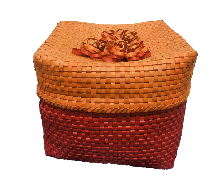 PA7 Gift Box with Lid - Red and Orange - Zoom Image