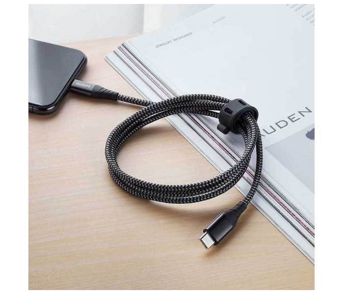 ESR USB-A to Lightning 1.2M Cable Fast Charger - Black - Zoom Image 6