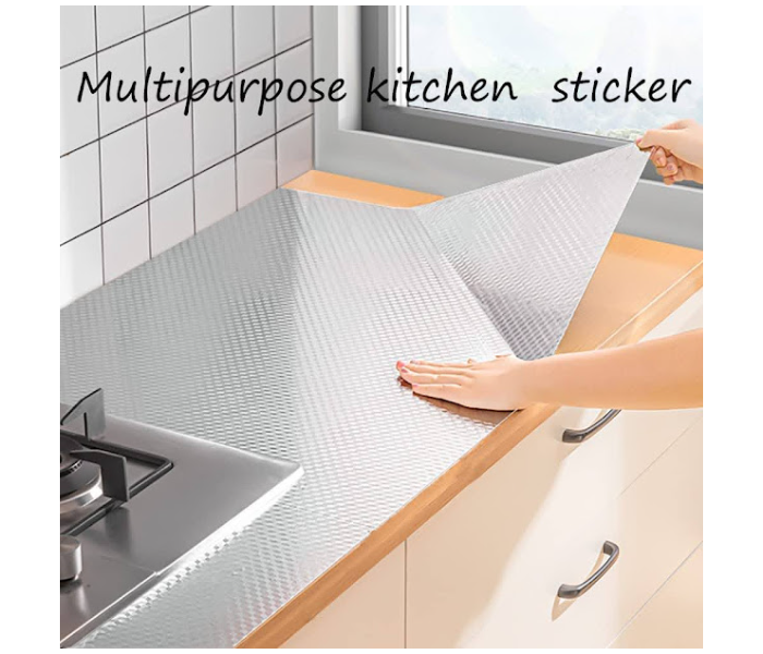 kitchen stickers oil proof heat resistant transparent kitchen tiles  wallpaper oil proof wallpaper for kitchen wall