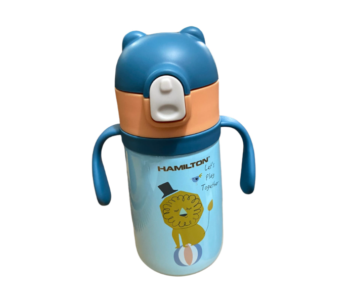 Hamilton HT-119 360ml Stainless Steel Double Wall Kids Thermos Water Bottle - Blue - Zoom Image 1